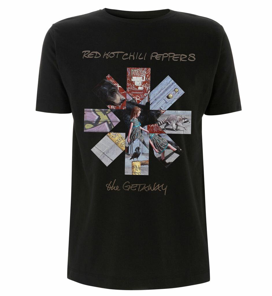 Red Hot Chili Peppers Red Asterisk Art Pattern Funk Rock Band Tshirt Casual Street Style Tshirt For Unisex And Unisex