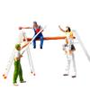 Creative Graffiti Painter Mini Figures Perfect For Tiny House Decoration Artistic 1:64 Resin Craftsmen Statues