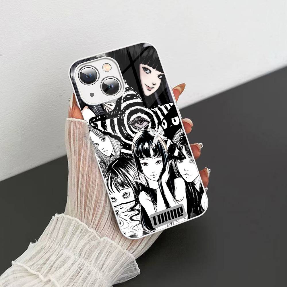 Horror Comic Tomie Tempered Glass For Iphone 14 13 12 11 Pro Mini XS MAX 14Plus X XS XR Cover
