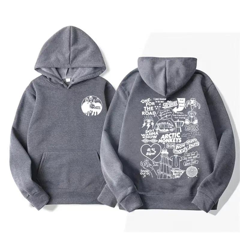 Rock Bnad Arctic Monkeys Hip-hop Music Men Hoodie Classic Street Fashion Running Fitness Long-sleeve Sweatshirt Clothing Summer