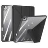Case for iPad Air 13 (2025) - TPU+PC+Leather/PU, Black, Auto Wake/Sleep