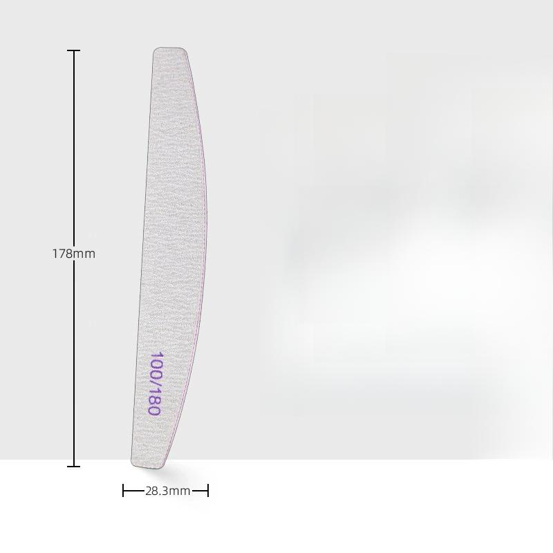 Nail File 100/180 Professional Tool Grey Sand for Manicure Gel Polishing File for Nail Buffer Set Polisher