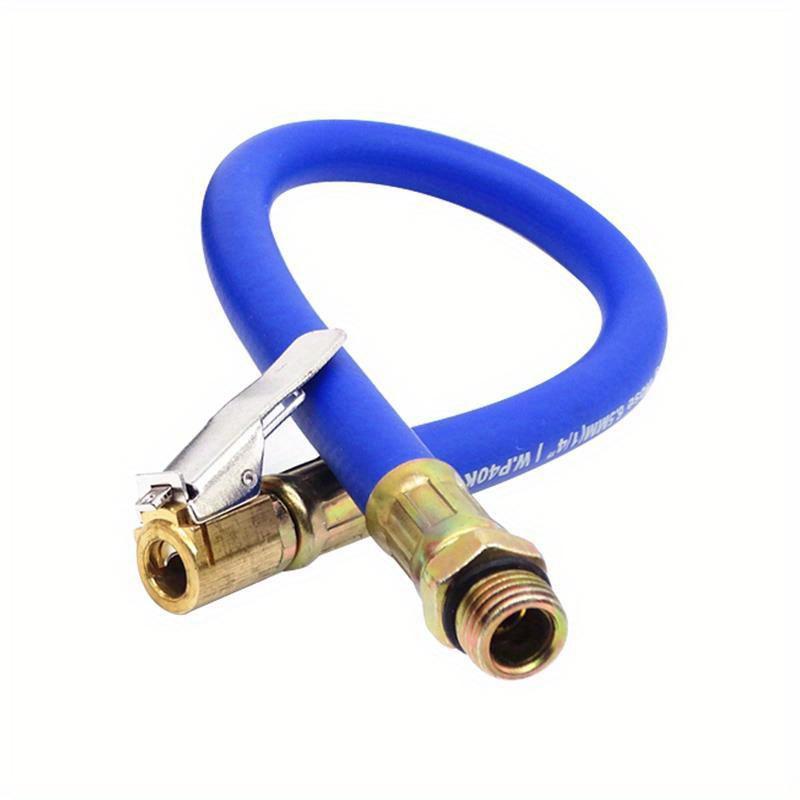 

1pc Car inflatable tube extension tube tire pressure gauge hardware tool maintenance tool синій