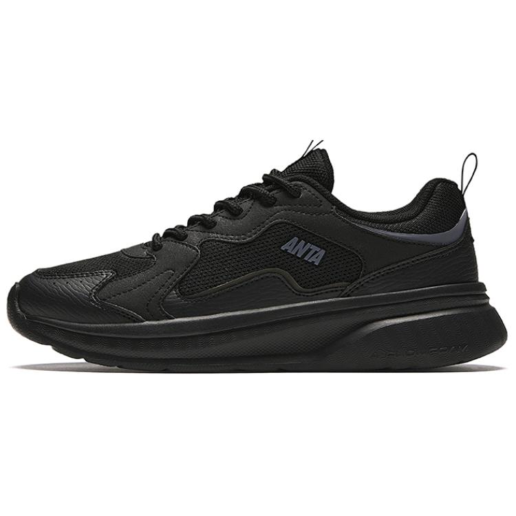

Anta Lifestyle Series Shock Absorbing Non-Slip Low-Top Casual Shoes Women Sneaker Black Gray 922438808-5 36