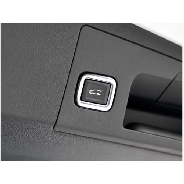 Matte Silver Back Door Tailgate Switch ABS For Cadillac XT5 2016- Cover Trim