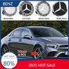 Gorące 2025 Dla AMG W124 4 szt. 75 mm Nakładka na środek koła samochodowego z emblematem Dla Mercedes Benz A C GLC GLA W205 W204 W203 W212 W211 W213