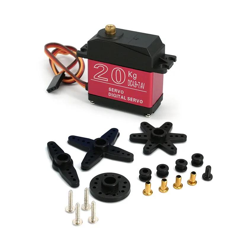 1X Waterproof Servo 20Kg 25Kg 30Kg 35Kg 40Kg High Speed servo Metal Gear Digital Servo RC Baja Servo For 1/8 1/10 Scale RC Cars