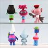 12PCS Trolls Branch Critter Skitter Figure Cool Cute Kawaii Anime Toy Doll Model Decoration Birthday Gifts Kid Friendly Entertaining Fun Play Safe