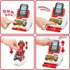 Toy 33Pcs Cash Register For Kids With Checkout Scanner Fruit Card Reader Credit Card Machine Play Money Food Shopping Play Set