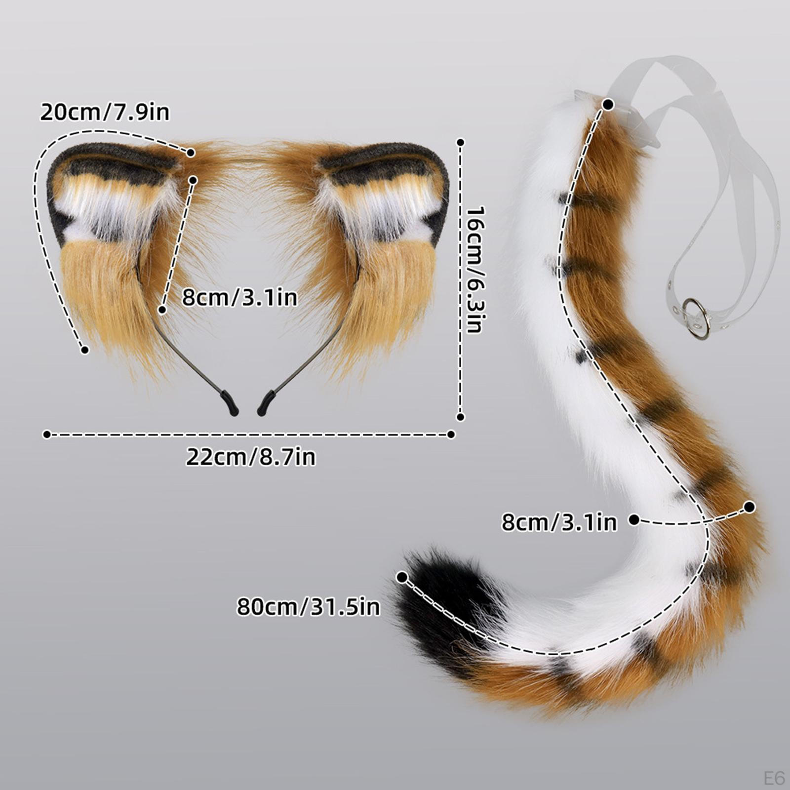 Аксессуар для косплея животных для маскарадных костюмов и вечеринок Animals Ears — фото 8