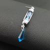 Anime Vanitas Earrings The Case Study of Vanitas No Karte Props Hourglass Earrings Blue Ear Clip Set Cosplay Jewelry For Fans