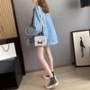 Frauen Koreanische Lose Denim Jacke Casual Strickjacke Mantel