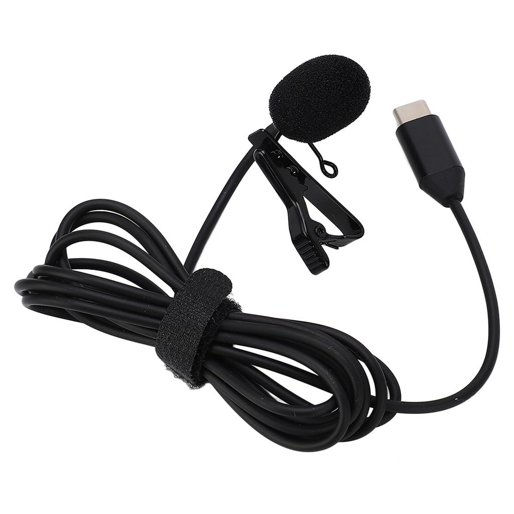 Lapel Microphone Anti Interference Omnidirectional Clip On Lavalier Microphone for Insta360 ONE X2 X3