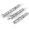 Barbed Expansion Wall Plug Bolt for Hollow, Foam, and Perforated Bricks (M6, M8, M10, M12)