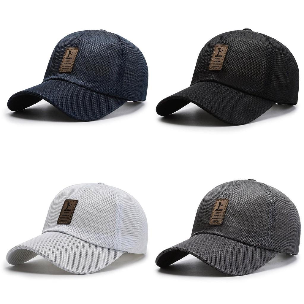 Baseball Mesh Cap Hats Adjustable Summer Sun Protection Outdoor Breathable
