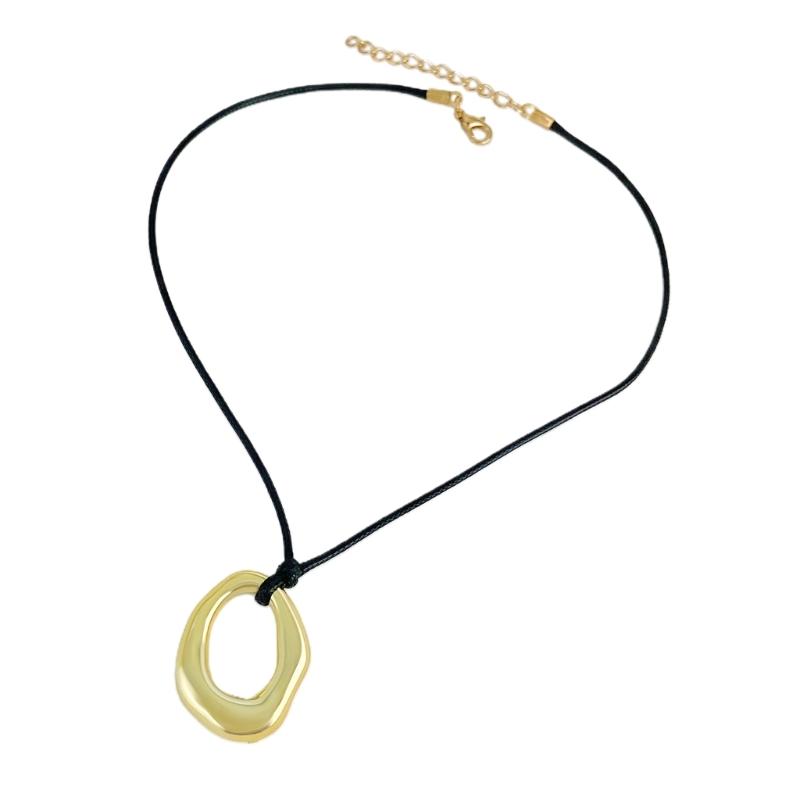 Irregular Pendant Necklaces Chain Necklaces CCB Material Pendant Necklace Neck Jewelry Perfect Gift for Fashion Lover