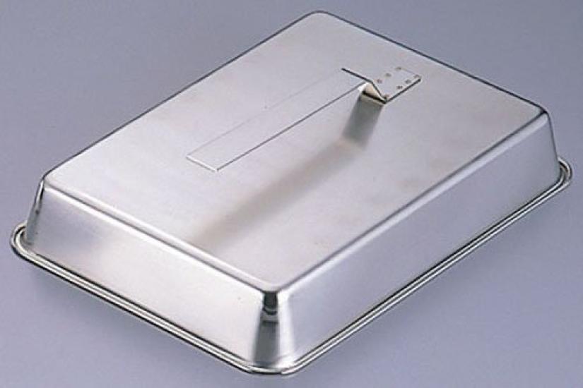 Endo Shoji TKG Teppanyaki Steak Cover with Size 8 x D x 410 x 295 x 67 Stainless Steel for Commercial GST09008 Handle, (W H) mm, Rust-Resistant