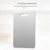 Stainless Steel Cutting Board Double Sided Chopping Board for Kitchen Easy Grip Handle Large Versatile Food Prep Board for Meat Veggies Fruits