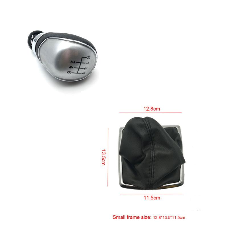 5 Speed 6 Gear Shift Knob Manual Black / Silver For Ford Focus 2 MK2 FL MK3 MK4 MK7 MONDEO KUGA GALAXY FIESTA Car Styling