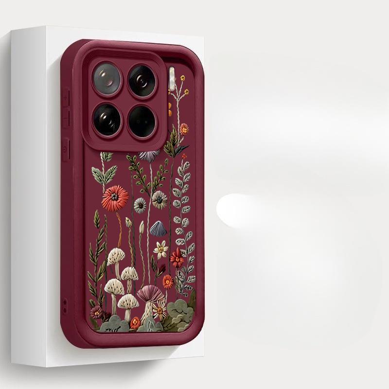 INS Embossed Floral Painted Phone Case For Motorola Moto Edge 50 Pro 60 Fusion Stylus 40 Neo 70 G84 G85 G54 G75 G05 G34 G56 G86