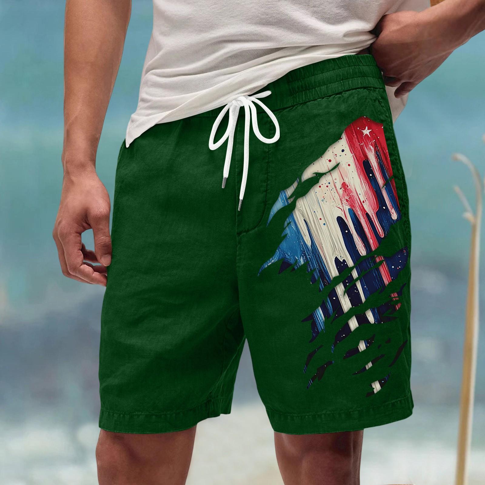 

Мужские летние большие повседневные свободные спортивные брюки пляжные шорты XXL