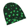 ZLIENSZUS Adult St. Day Beanie Hat - Modern Green Irish Suitable for Streetwear & Themed Outfits, Casual for &, for Simple Outfits Elevator Accessory
