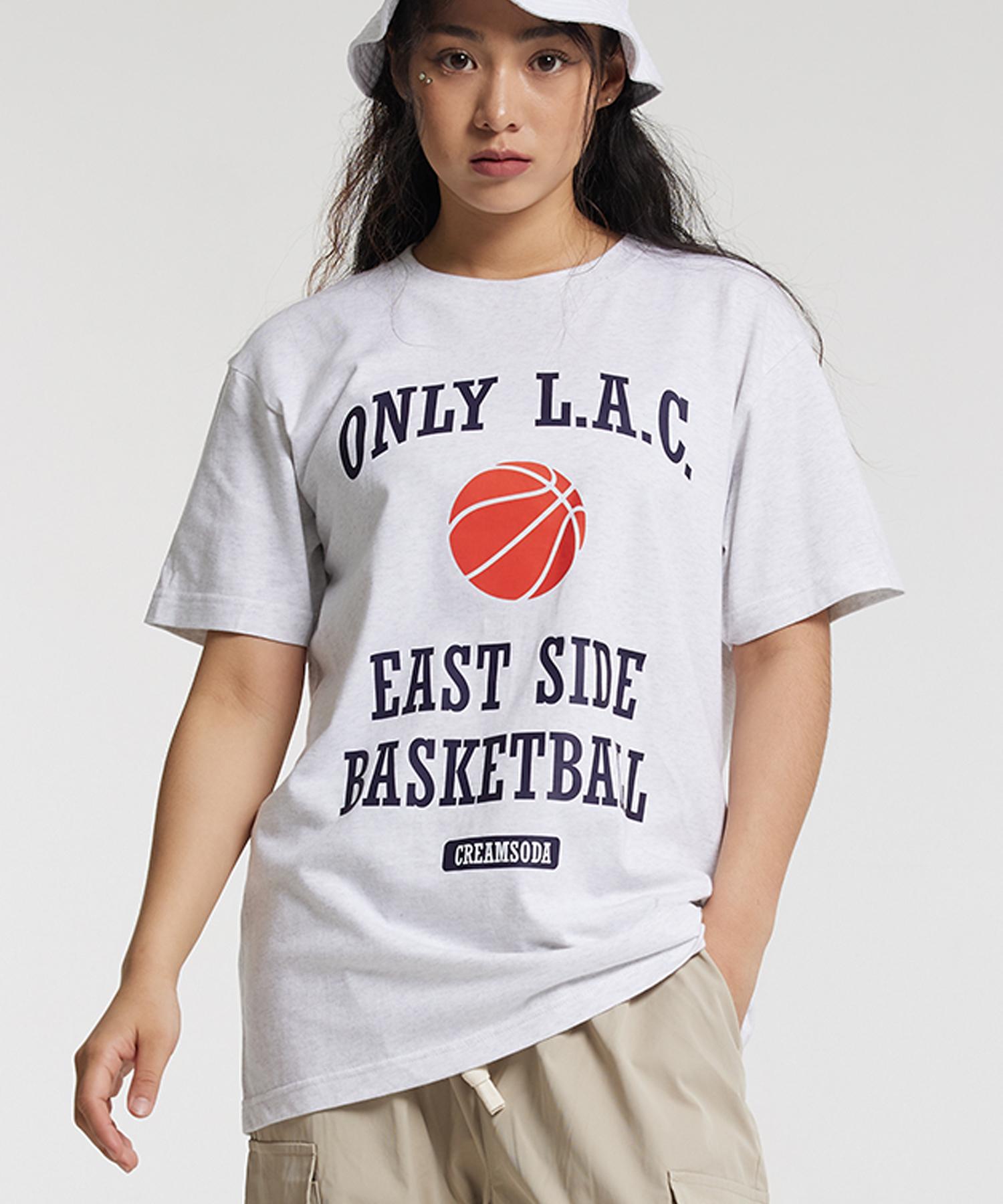 Cream Soda Lab Summer Street Basketball La City Light Grey Blue L