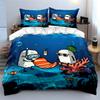 Underwater Adventure Three-Piece Set Soft Comfortable Duvet Cover Bedding Set Included 1*Duvet Cover & 2*Pillowcases, Gift