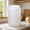 Long-Lasting Thick-Walled Food-Grade Container with Double Lid Versatile Square