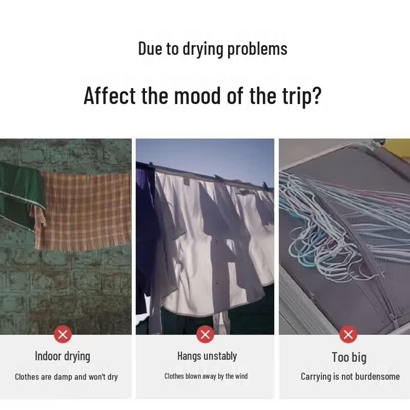 Etravel Portable Retractable Clothes Hanger