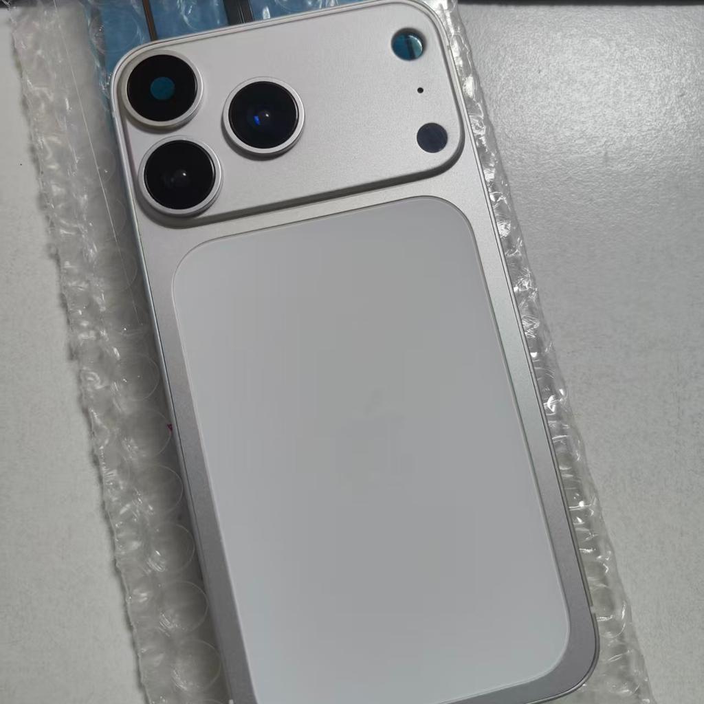 Pouzdro konvertoru Pro iPhone 11 až 17Pro 6,1 palce Náhradní zadní kryt Pro 11 Jako 17Pro Oranžový Upravený podvozek S krytem
