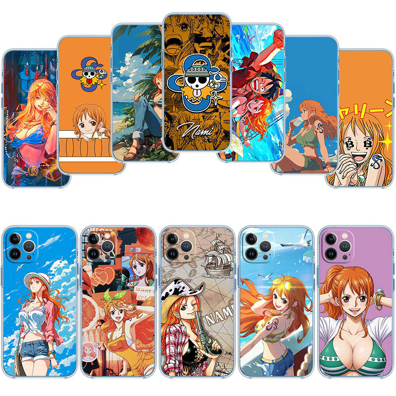 One Piece Nami Phone Case for Motorola Edge 20 30 S30 40 50 Fusion Lite Plus Pro Neo Ultra One Hyper Power Action Zoom Macro Vision