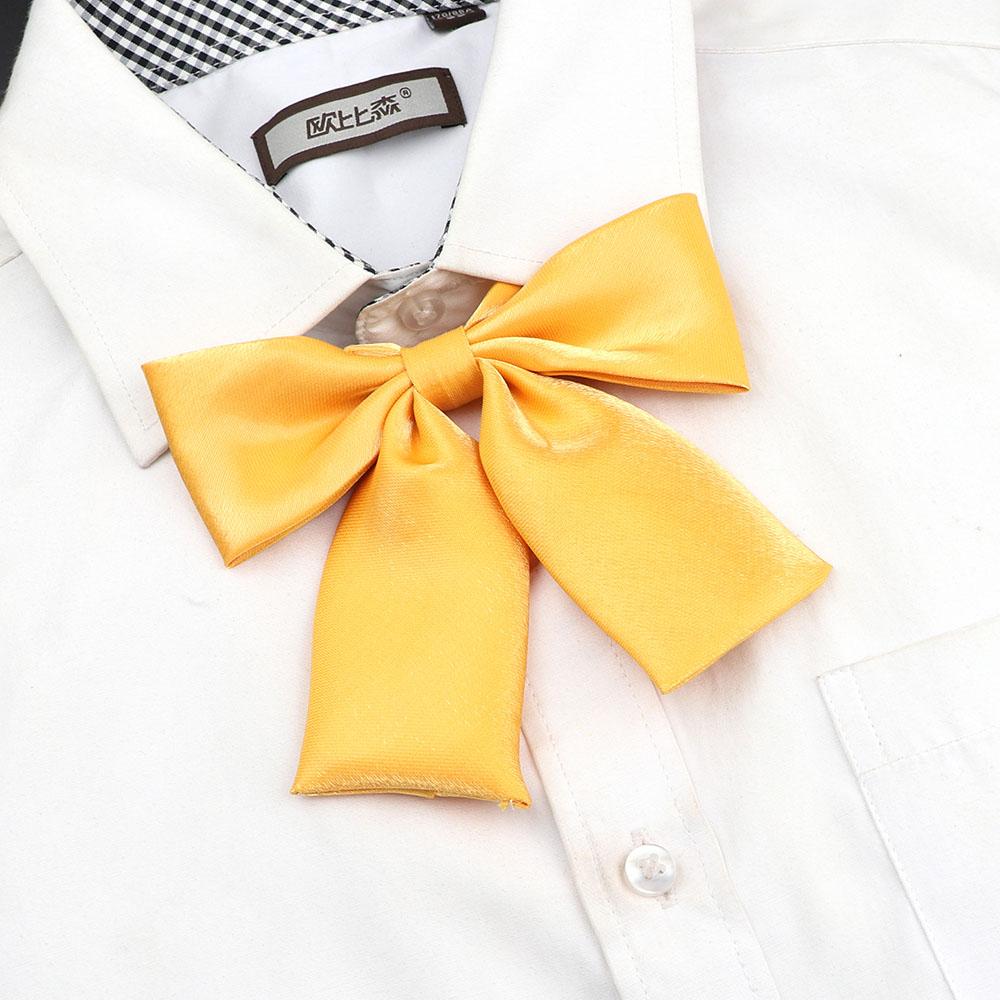 Perfect Match Colorful Women‘S Shirts Bowtie Ladies Girl School Wedding Party Bowknot Pink Bule Black Classic Butterfly Knot Suits Accessories