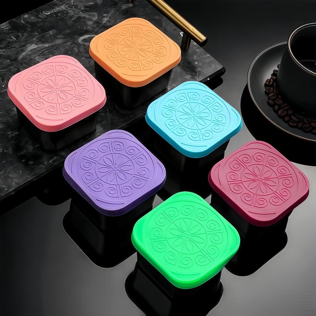 Stainless Steel Sauce Dish with Silicone Lid – Portable Outdoor Dipping Dish for Salad and Seasoning