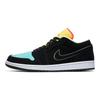 Jordan 1 Low Black Aurora Green Laser Orange CK3022-013