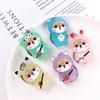 Cartoon Shoulder Bag Bear Pendant Shiba Inu Key Rings Doll Pendant Flashing Light Keychain Keychain