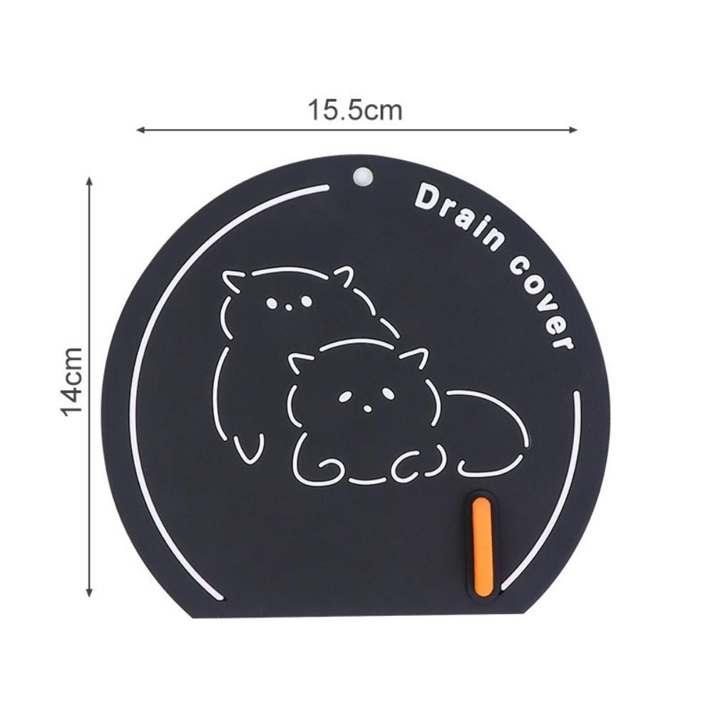 Anti Odor Sewer Floor Drain Cover Silicone Kitchen Drain Covers Reusable Deodorant Cover  Kitchen