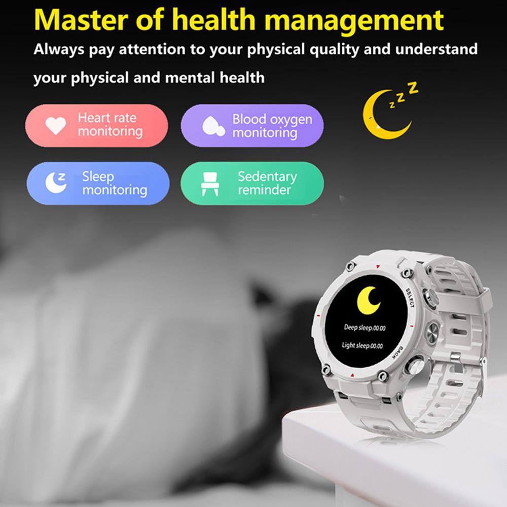 PGD446 1.28-inch Bluetooth-compatible Calling Smart Watch Heart Rate Health Monitoring Outdoor Sports Watch