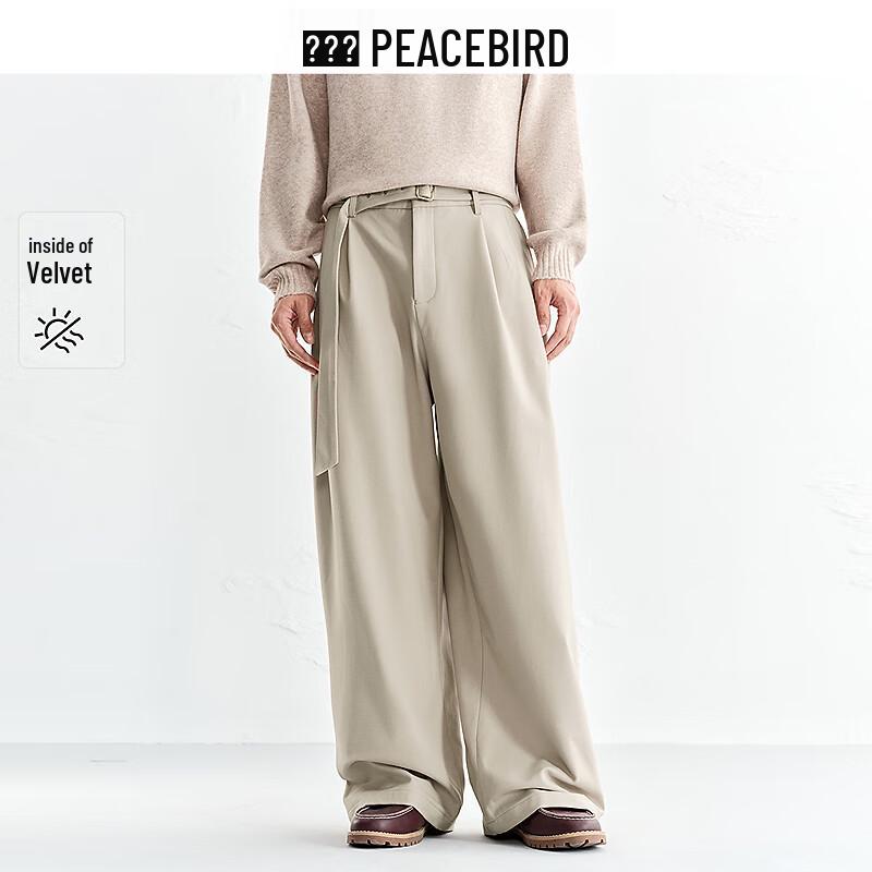 

Peacebird Men s Casual Wide-Leg Pants 30