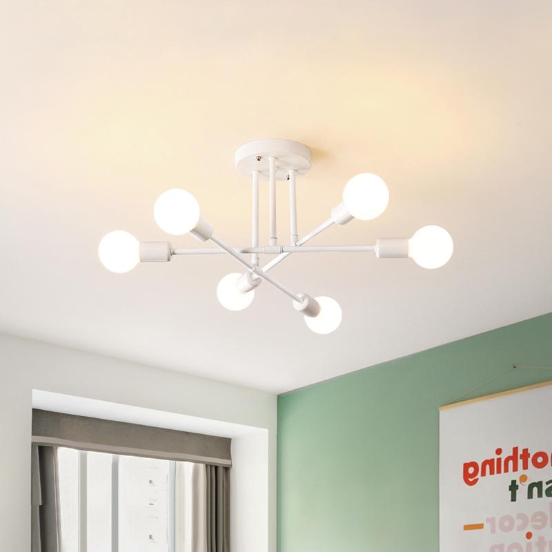 Nordic Minimalist Pendant Light Ceiling Lamp LED Chandelier Suitable for Bedrooms Living Rooms Black Gold Lighting Decoration