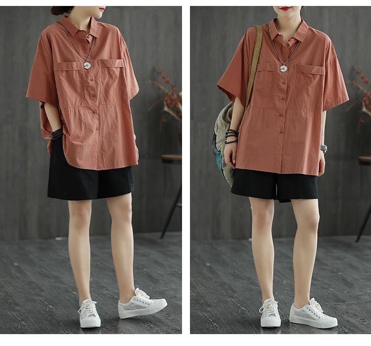 Women's Summer Casual Wide-Leg High Waist Plus Size Wool Shorts with Slimming Fit and Pockets