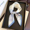 14 momme 100% Natural Twill Silk Scarf for Women Double side Female Foulard Shawl Wrap Square Neckerchief Hijab Bandana Scarves