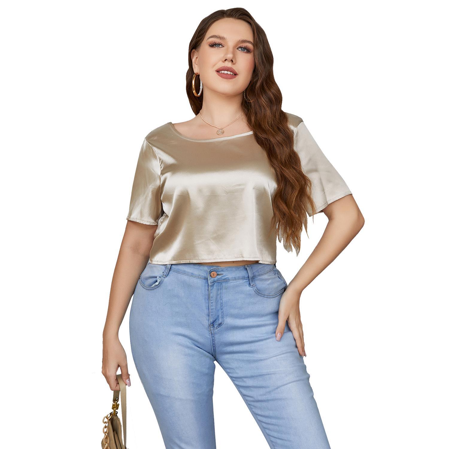 Женские топы больших размеров — фото 11