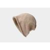 Oversized Knit Beanie Gray Warm Autumn Winter Hat