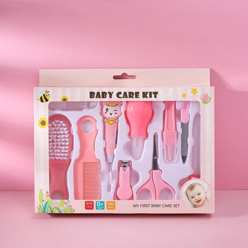 10-Piece Maternal & Child Baby Care Gift Box Set - Includes Children's Nail Clippers Baby Ear Scoops & Essential Care Products