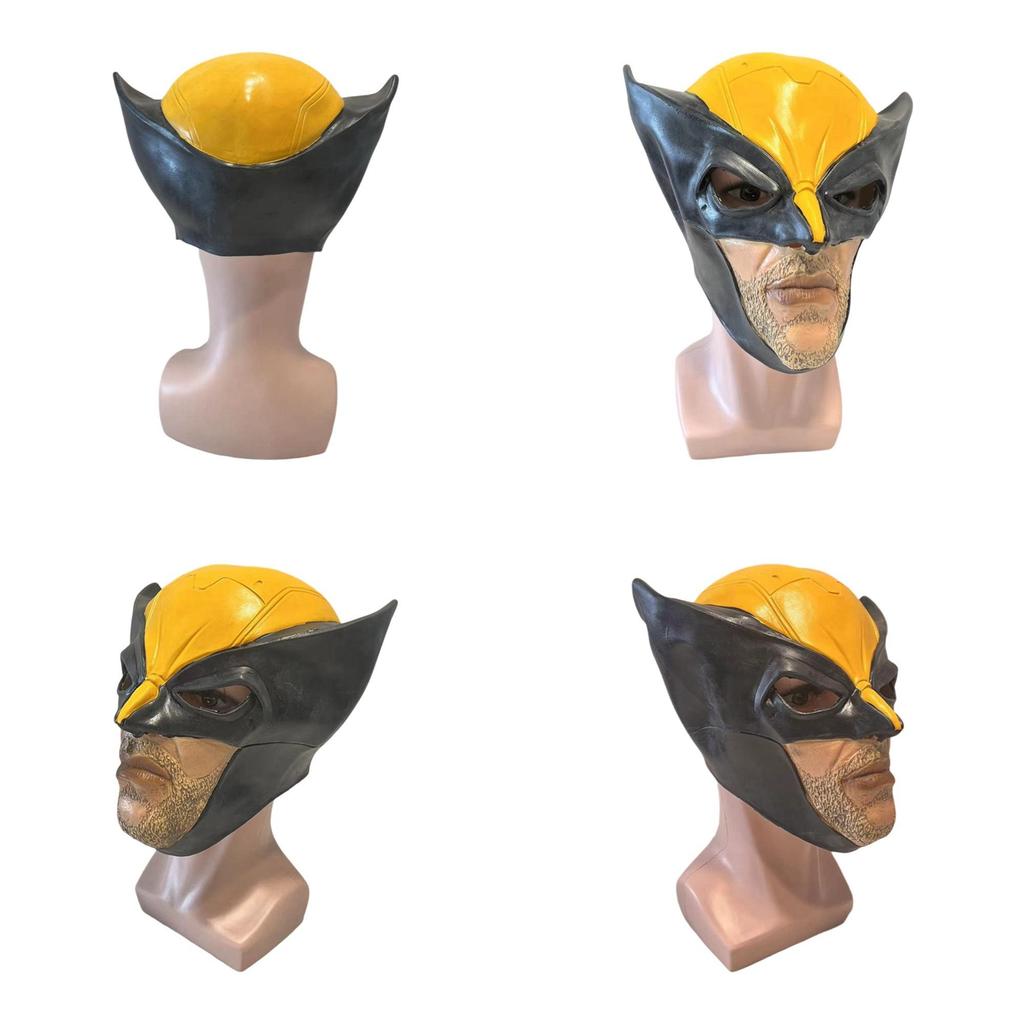 Marvel Maska Wolverina Halloween Cosplay Rekvizita Pryskyřice Polomechanické Umění Pro Fanoušky