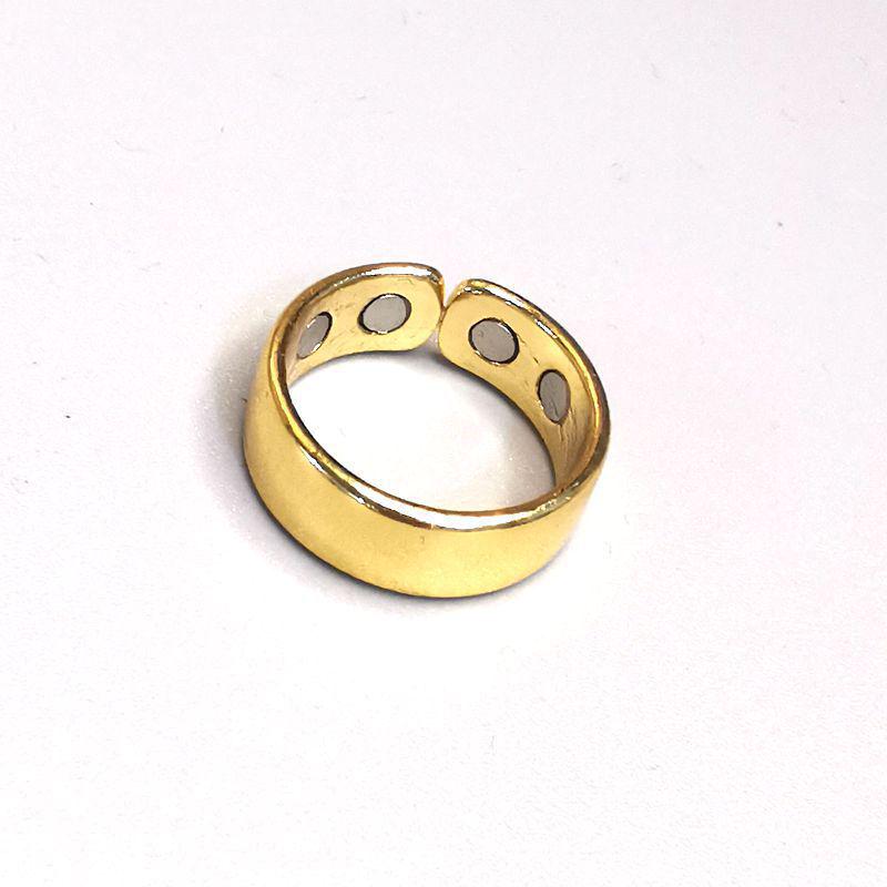 Spot Personalisierter Herren Rosegold Elektroplattierter Magnetischer Gesundheitsring