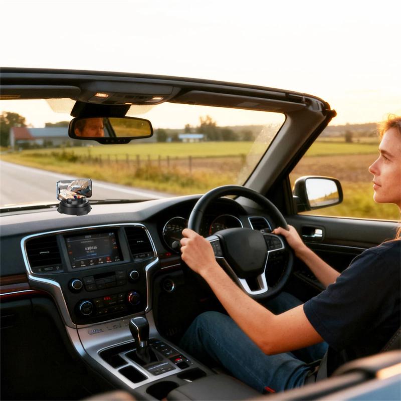 Strong Suction Cup Phone Holder Anti Slip Silicone Pad Dashboard Windshield Mount Universal For Car Suv Truck Navigation