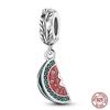 Copper Red Color Collection Heart Shape Charm Bead Charms Bead Charms Suitcase Pendant Compatible With Authentic Bracelets Lucky Jewellery Gifts
