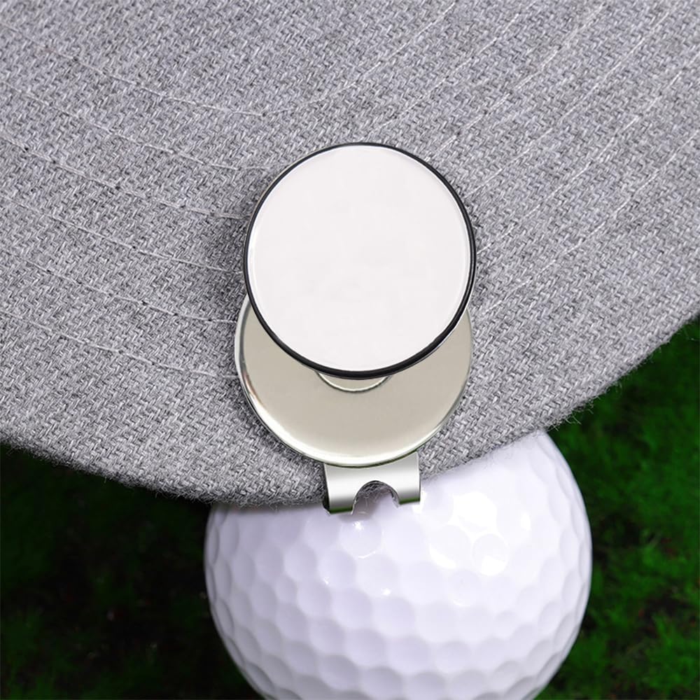 Vitalux Magnetic Golf Marker Set of 3 with Hat Clip,